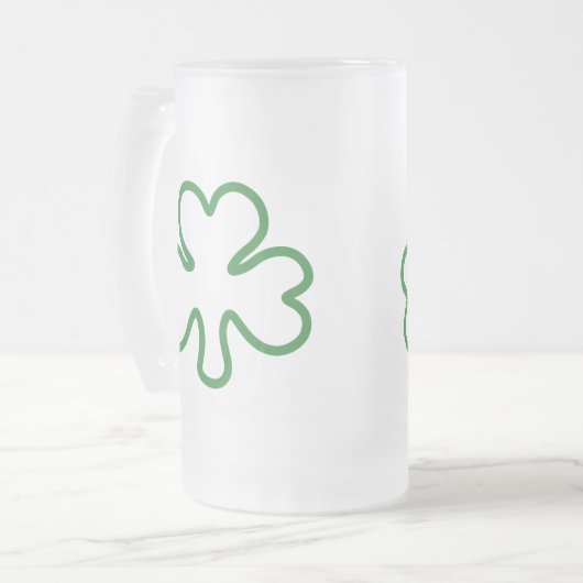 Shamrock Matglas Bierpul (Voorkant links)