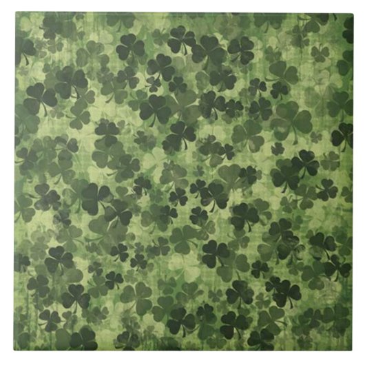 Shamrock Meadow 1 Tegeltje (Voorkant)