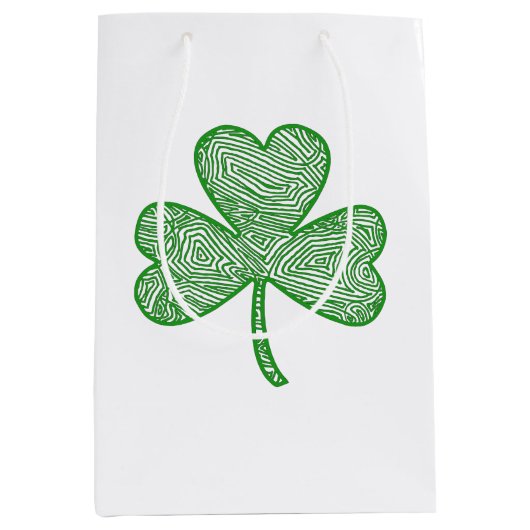 Shamrock Medium Cadeauzakje (Voorkant)