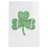 Shamrock Medium Cadeauzakje (Achterkant)