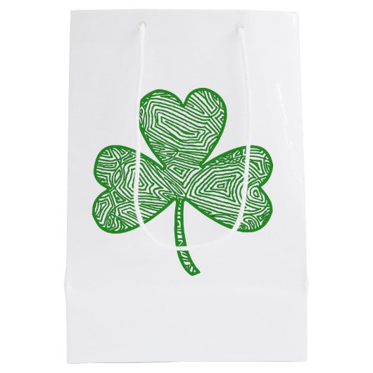 Shamrock Medium Cadeauzakje (Achterkant)