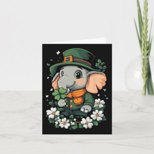 Shamrock Meisjes Jongens Kinderen Leprechaun St Pa Kaart