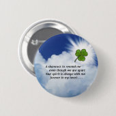Shamrock Memorial Ronde Button 5,7 Cm (Voorkant /achterkant)