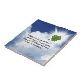 Shamrock Memorial Tegeltje (Zijkant)