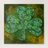 Shamrock met Clovers Inside Legpuzzel (Verticaal)