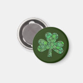Shamrock met Clovers Inside Magneet (Voorkant / Achterkant)