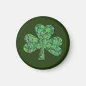 Shamrock met Clovers Inside Magneet (Voorkant)