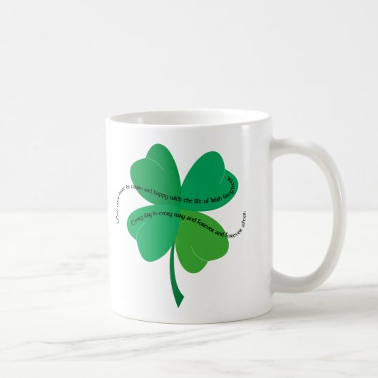 Shamrock met Irish Toast Koffiemok (Rechts)