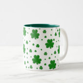 Shamrock-Mok Tweekleurige Koffiemok (Voorkant rechts)