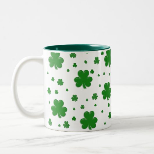 Shamrock-Mok Tweekleurige Koffiemok (Links)
