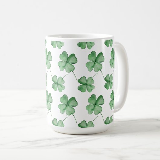 Shamrock Mok voor St. Patrick's Day (Voorkant rechts)