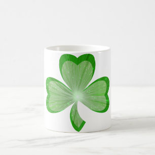 Shamrock mok white