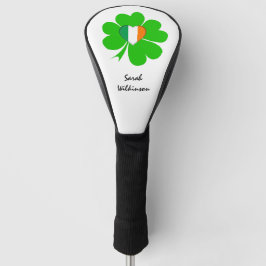 Shamrock Monogrammed, Irish flag golf Hoesjes club Golfheadcover