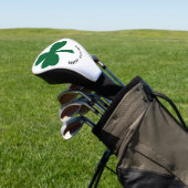 Shamrock Monogrammed Name Golfheadcover (Insitu)