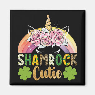 Shamrock Moppie Eenhoorn Regenboog St. Patrick's D Magneet