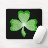 Shamrock mousepad Black Muismat (Met muis)