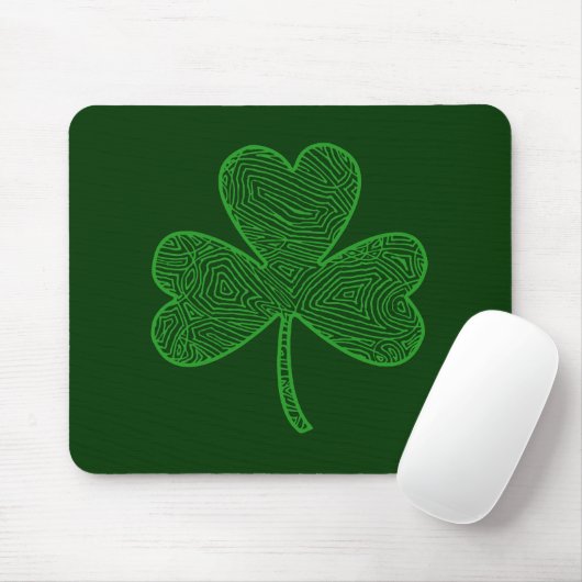 Shamrock Mousepad Muismat (Met muis)