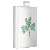 Shamrock Muzieknoten Flask Flacon (Rechts)