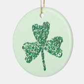 Shamrock Muzieknoten Ornament (Links)