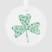 Shamrock-Muzieknoten Ornament (achterkant)