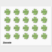 Shamrock 'n Plaid Gepersonaliseerde Stickers (Vel)