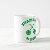 Shamrock 'n Roll Grunge Koffiemok (Voorkant rechts)