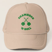 Shamrock 'n Roll Grunge Trucker Pet (Voorkant)