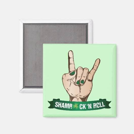 Shamrock N Roll Magneet (Voorkant / Achterkant)