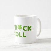 Shamrock n Roll St. Patrick Dag Koffiemok (Voorkant rechts)