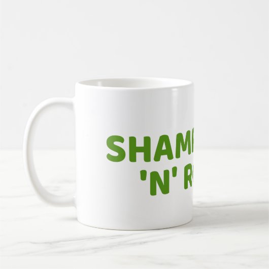 Shamrock n Roll St. Patrick Dag Koffiemok (Links)