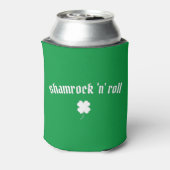 Shamrock n roll St. Patrick's Dag Blikjeskoeler (Blikje Achterkant)