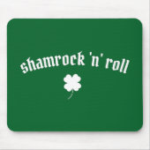 Shamrock n roll St Patrick's Day Muismat (Voorkant)