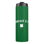 Shamrock n roll St Patrick's Day Thermosbeker (Voorkant)