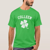 Shamrock Naam Front en BackK St Patrick's Day T-shirt (Voorkant)