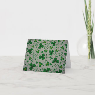 Shamrock notitiekaarten