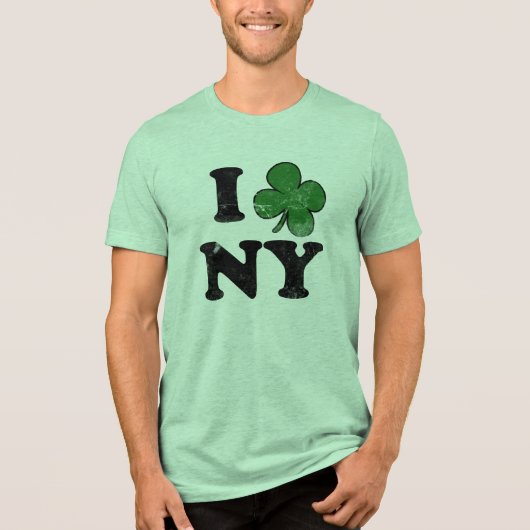 Shamrock NY, grappig St. Patrick's Day T-shirt (Voorkant)