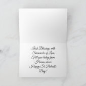 Shamrock of Ireland Wenskaart Kaart (Binnen)