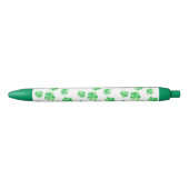 Shamrock of Shamrocks Green White Pens Blauwe Inkt Pen (Voorkant)