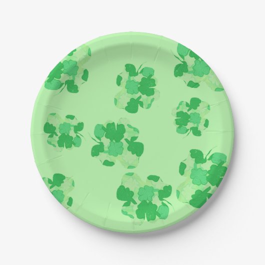 Shamrock of Shamrocks Paper Borden Papieren Bordje (Voorkant)