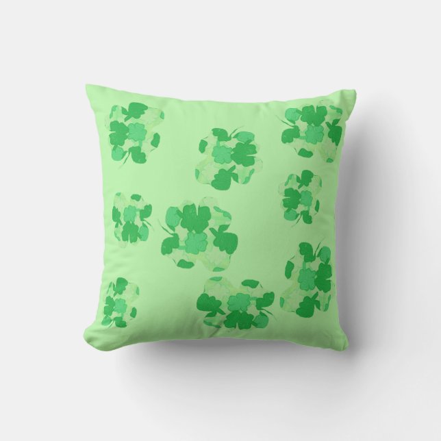 Shamrock of Shamrocks Reversible Kussens (Voorkant)