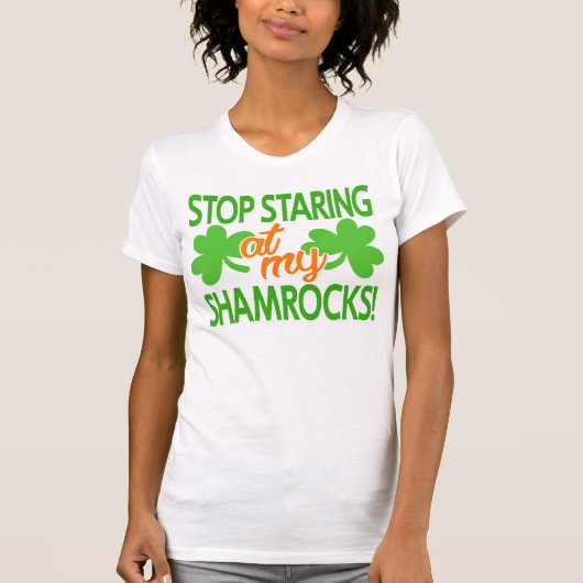 Shamrock Oglers St Patrick's Day T-shirt (Voorkant)