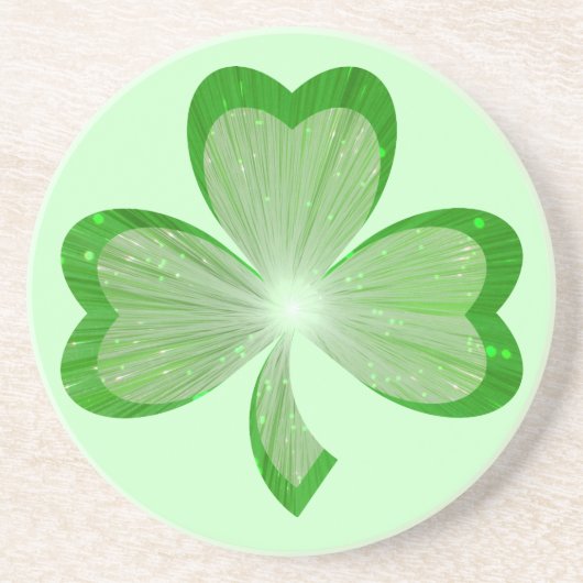 Shamrock onderzetter green (Voorkant)