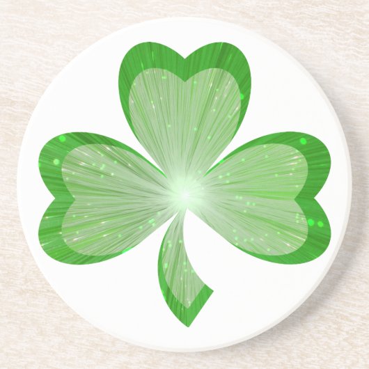 Shamrock onderzetter Natural (Voorkant)