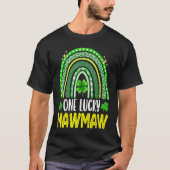 Shamrock One Lucky Mawmaw St Patrick's Day Family T-shirt (Voorkant)