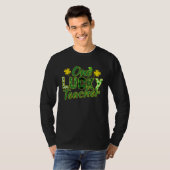Shamrock One Lucky Teacher  St Patrick s Day Schoo T-shirt (Voorkant volledig)