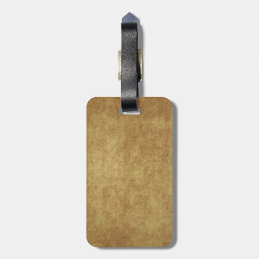 Shamrock op achtergrond bagagelabel (Achterkant verticaal)