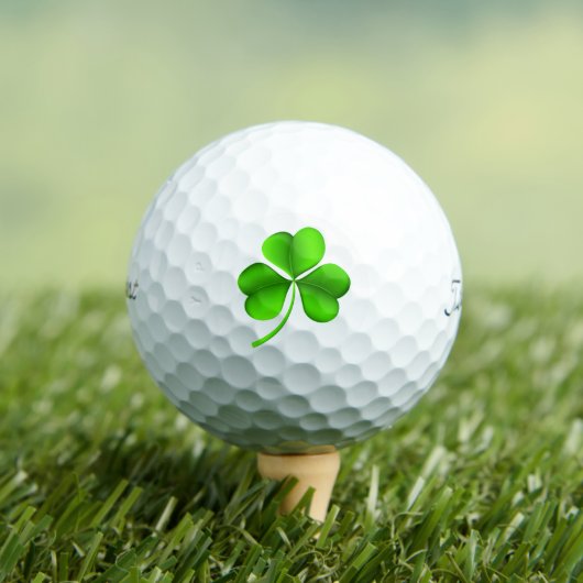 Shamrock op wit tpv1 gbcnt golfballen (Insitu Shirt)