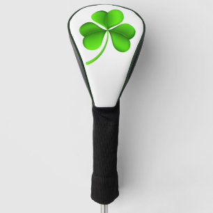 Shamrock op witte dcent golfheadcover