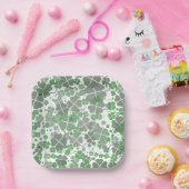 Shamrock Papieren Bordje (Feest)