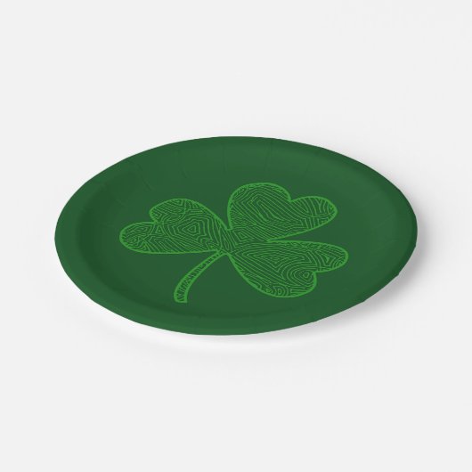 Shamrock Papieren Bordje (Gekanteld)